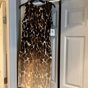 Calvin Klein Shift Dress | Animal Print Leopard Ombré 🐆🤎